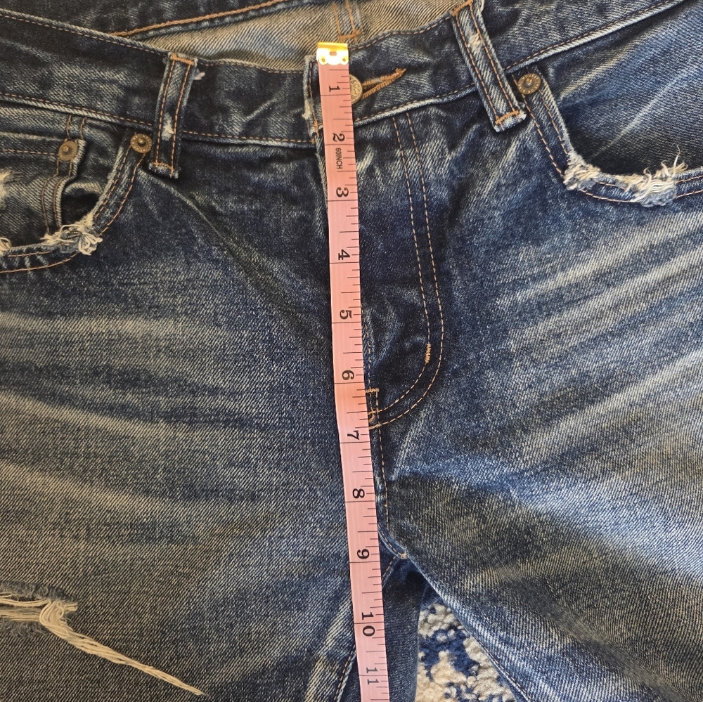Moussy Dark Blue Ankle Jeans - Picture 3 of 9